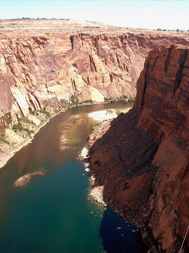 Colorado River canyon below Glen Canyon Dam near Page